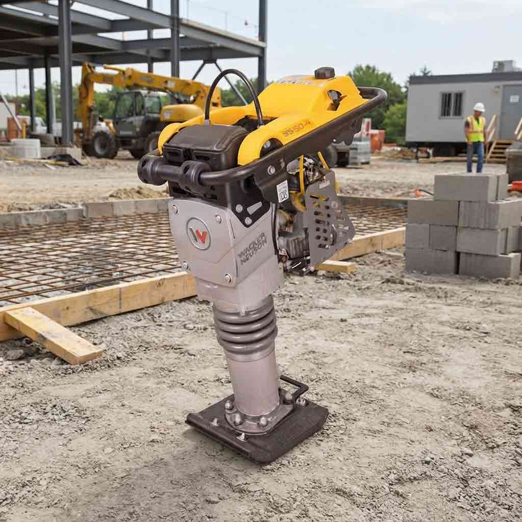 Bailarina compactadora Wacker BS50 motor a gasolina de 4 tiempos