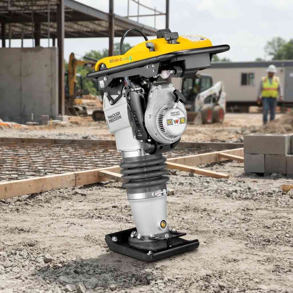 Bailarina compactadora Wacker BS602 motor a gasolina de 2 tiempos