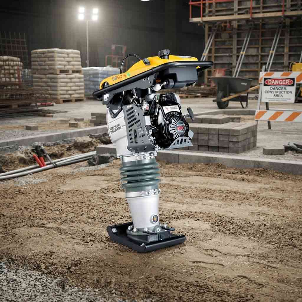 Bailarina compactadora Wacker BS604 motor a gasolina de 4 tiempos